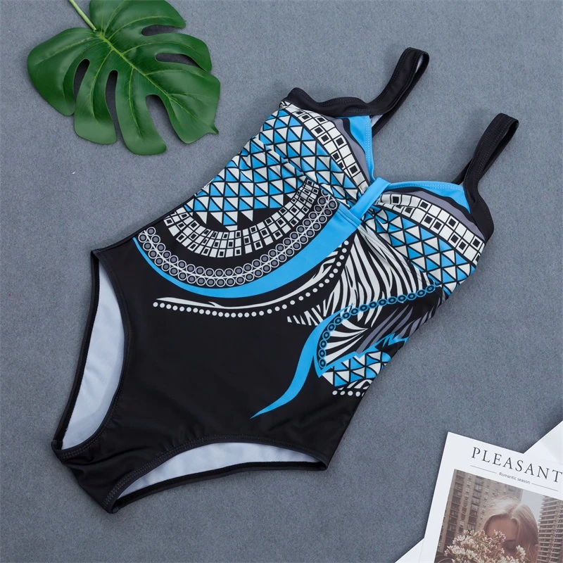 Принт Одна деталь Для женщин Maillot De Bain пикантные летние пляжные купальники бикини
