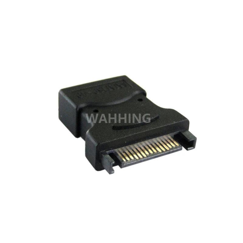 2 шт./лот 15Pin 15 Pin SATA папа к Molex IDE 4 мужской адаптер удлинитель Кабель питания Разъем