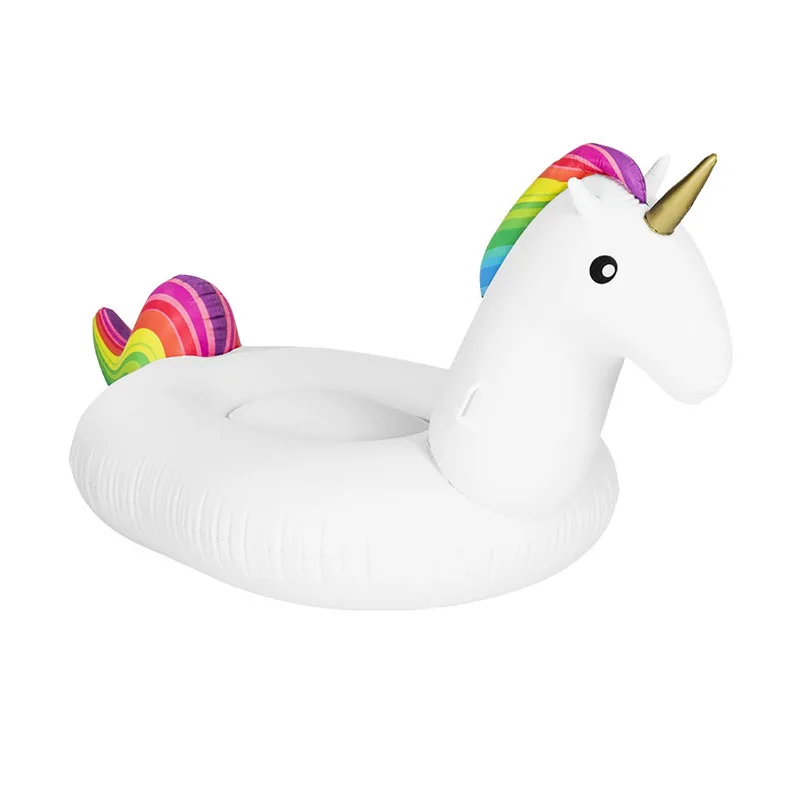 275cm Unicorn Float 190 см/250 см 24 стиля гигантский Фламинго Лебедь Единорог надувной бассейн поплавок надувной круг надувной матрас водные летние игрушки boia - Цвет: 275cm Unicorn Float