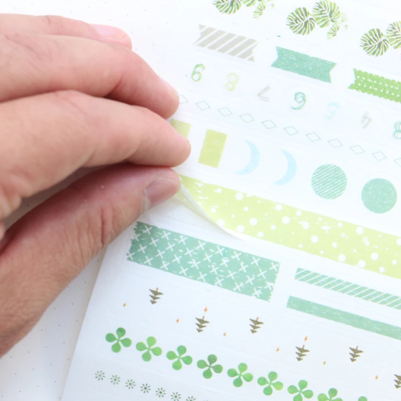 Классическое милое бумажное украшение Domikee дневник бирка наклейки аксессуары