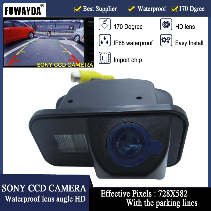 Бесплатная доставка FUWAYDA! Автомобильная камера заднего вида CCD SONY CHIP для Toyota Corolla