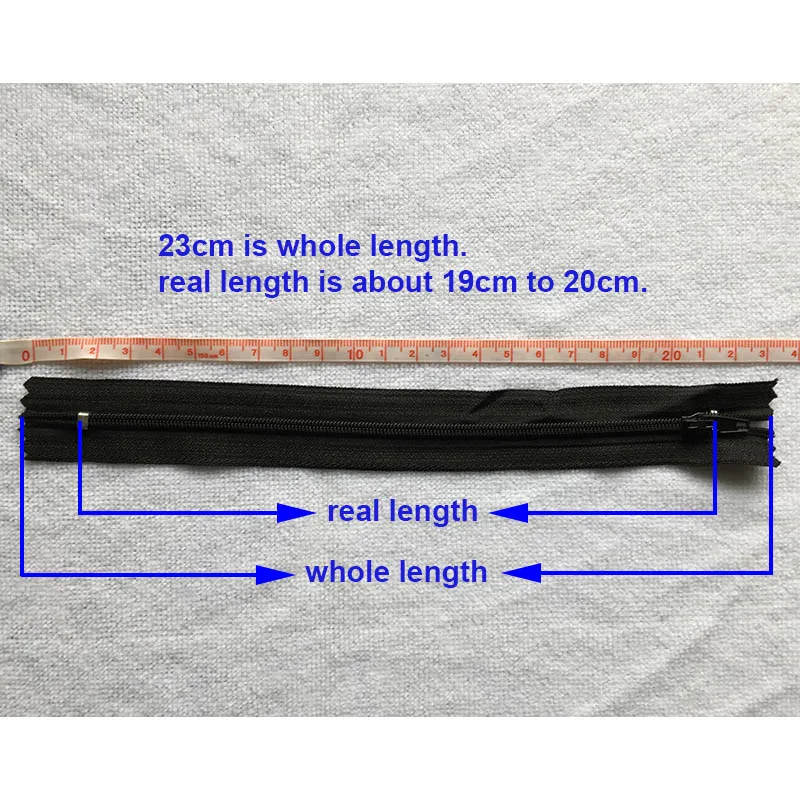 Пластиковые нейлоновые застежки молнии 3 # белые черные серые бежевые для шитья