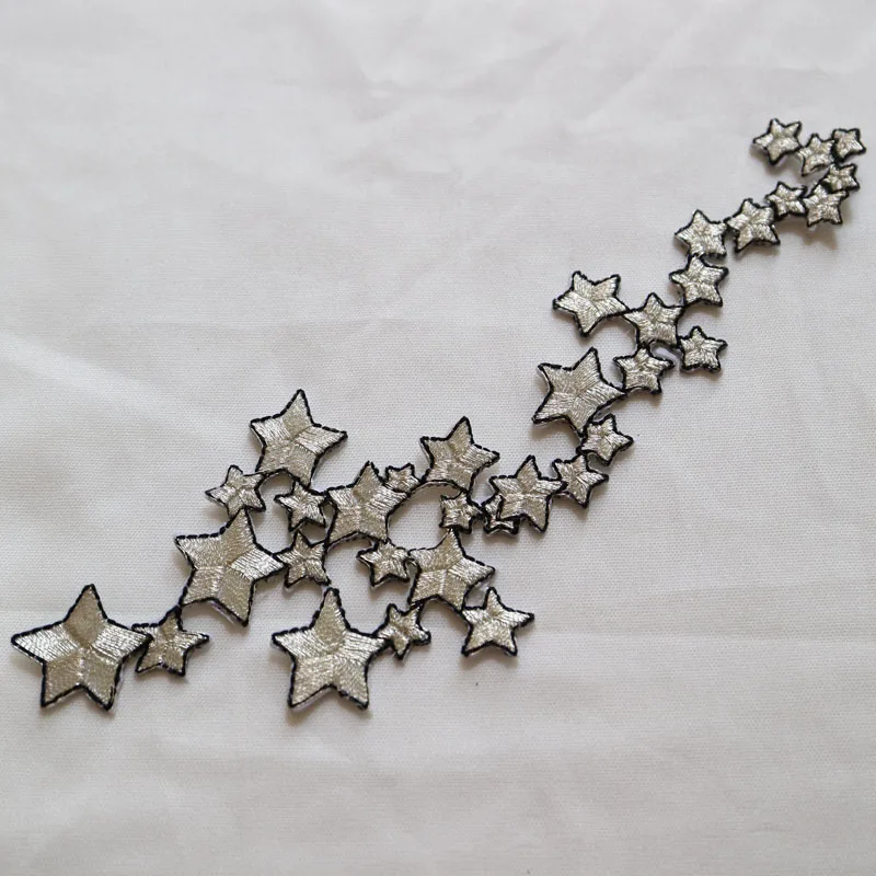 Модные нашивки с надписью Звезды на одежду сделай сам утюжок аппликация