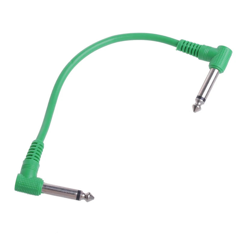 6 шт./компл. красочные Угловые аудио провода Патч кабели для гитары педаль эффект |