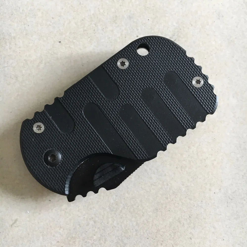 Маленький складной карманный нож черного цвета Многофункциональный ручной