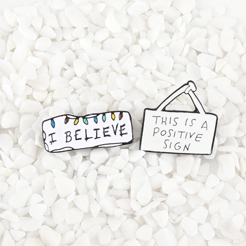 Креативные вдохновляющие цитаты эмалированные Значки Броши мотивационные