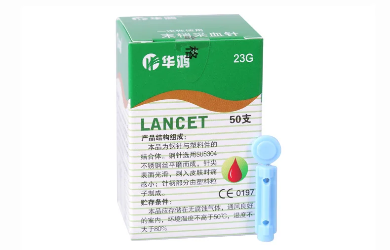 100 шт./лот 23 г/26 г/28 г Lancets иглы стерильные одноразовые игла для кровопускания пролитой крови игла ручка для устройства ланцовки
