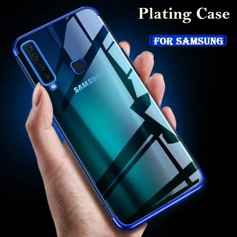 Роскошный позолоченный чехол для samsung A70 A60 A50 A40 A30 A20 A10 M30 M20 Galaxy S10Plus S10E Coque A6 A8 S9 S8 плюс A7 TPU Защитный чехол