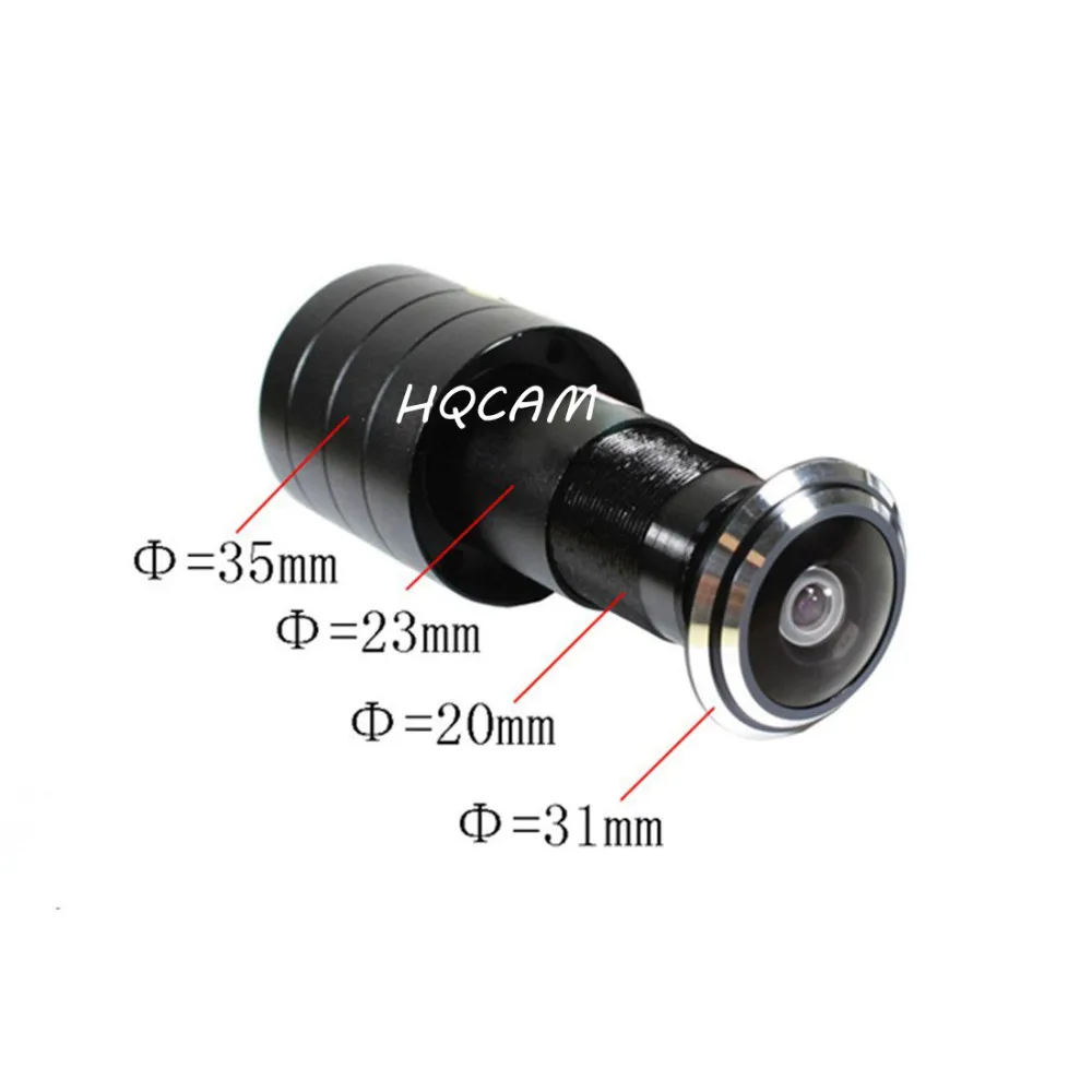 HQCAM 1080P UTC управление мини AHD камера 1,78 мм Рыбий глаз объектив 2000TVL 2,0 мегапиксельная дверь глаз камера видеонаблюдения камера безопасности внутренняя камера