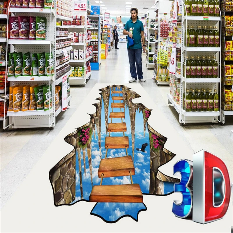 Самоклеящиеся обои на стену с изображением скалы моста ПВХ beibehang | Обустройство