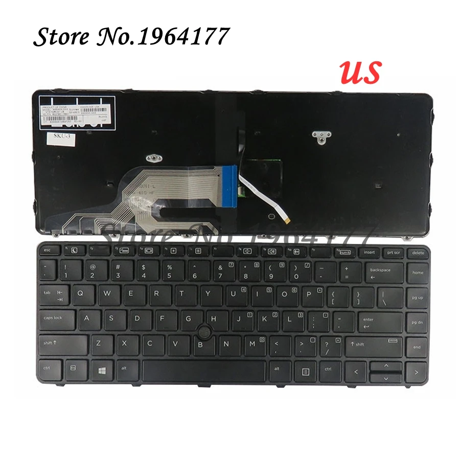 Клавиатура с подсветкой для ноутбука HP ProBook 445 G3 640 G2 645 клавиатура US | Компьютеры и