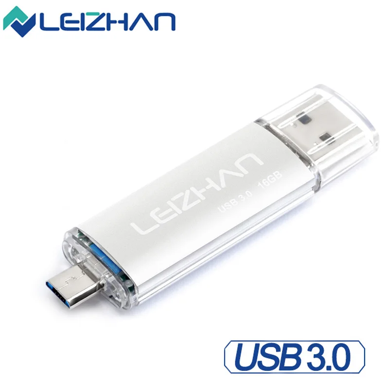 Высокоскоростной usb флеш-накопитель LEIZHAN 128 ГБ 3 0 64 32 16 8 android usb-флешка карта памяти