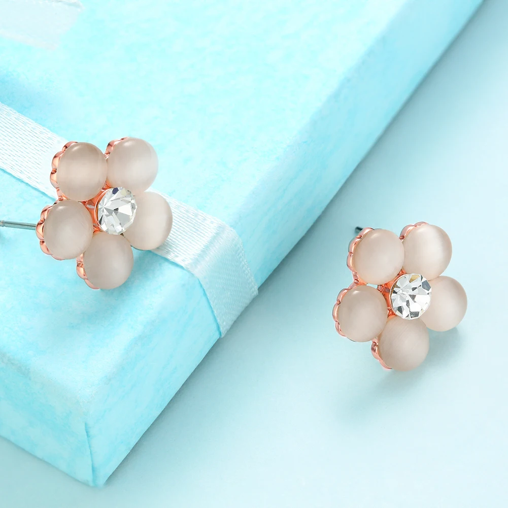 2017 Лидер продаж красивые роскошные розовое золото Цвет цветы Никель Бесплатная