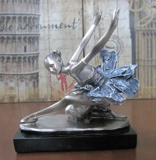 

Ballet Dancing Girl Figurine Resin Ballerina Danseuse Statuette Souvenir Gift and Craft for Household Decor and Art Collection