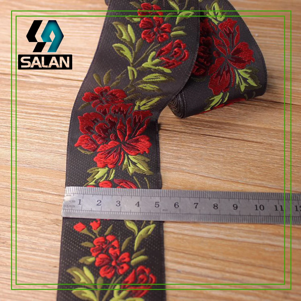 Национальный Ветер черный фон Камелия лента кружево традиционные декоративные