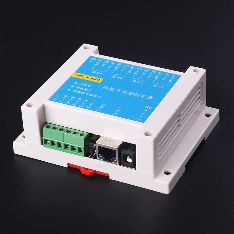 4 в из сетевого переключателя Ethernet релейный коммутатор пройти через MODBUS TCP ip