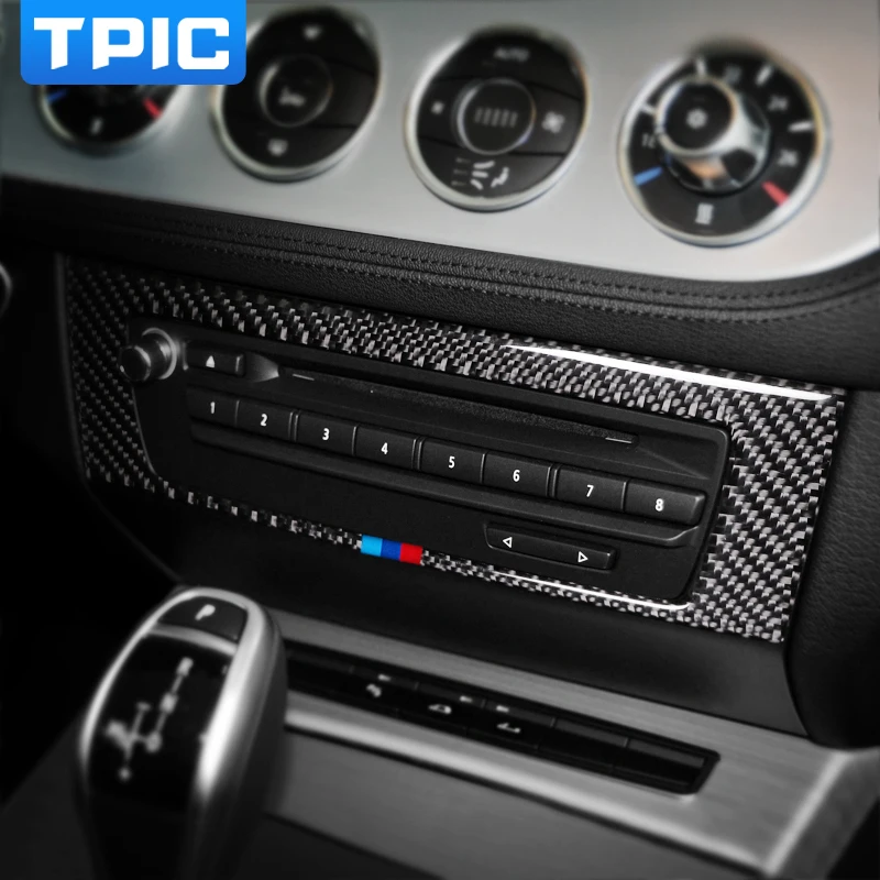 TPIC углеродное волокно для BMW Z4 E89 2009 2015 автомобильный Кондиционер CD панель
