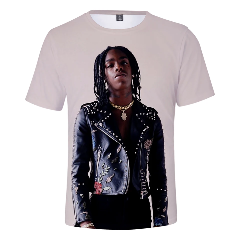 Мода YNW Melly 3D Футболка Мужская/женская летняя новая Harajuku Толстовка XXS-4XL | Мужская