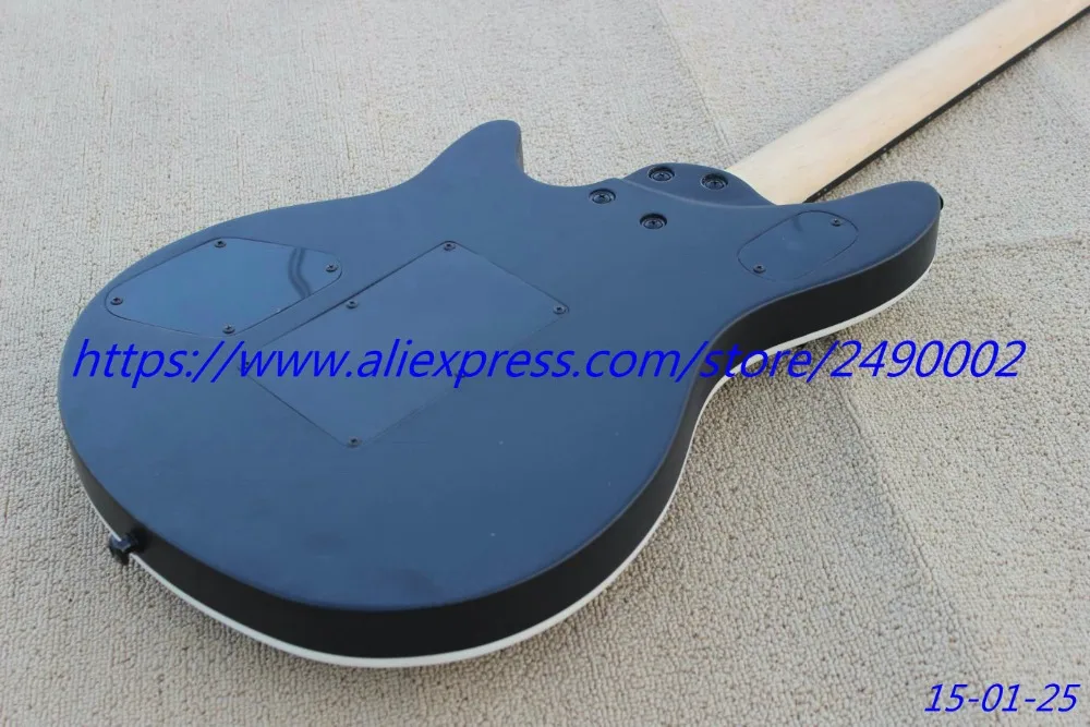 Лучшие буквы электрогитары с инкрустацией из Эбенового дерева матовая черная