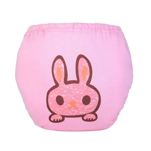 QD08 Pink A Новое поступление, детское нижнее белье, хлопковые трусы для мальчиков и девочек, детские шорты с рисунком, нижнее белье в мультяшном стиле, QD08 - Цвет: QD08 Pink A