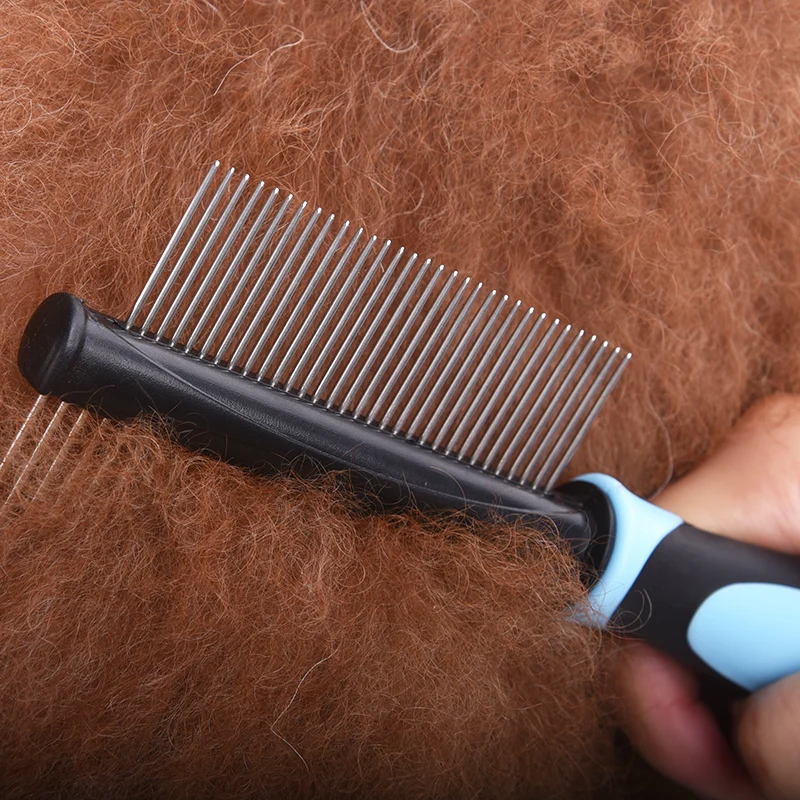 Detangler гребень для кошек Собак Инструмент груминга Desheding триммер щетка