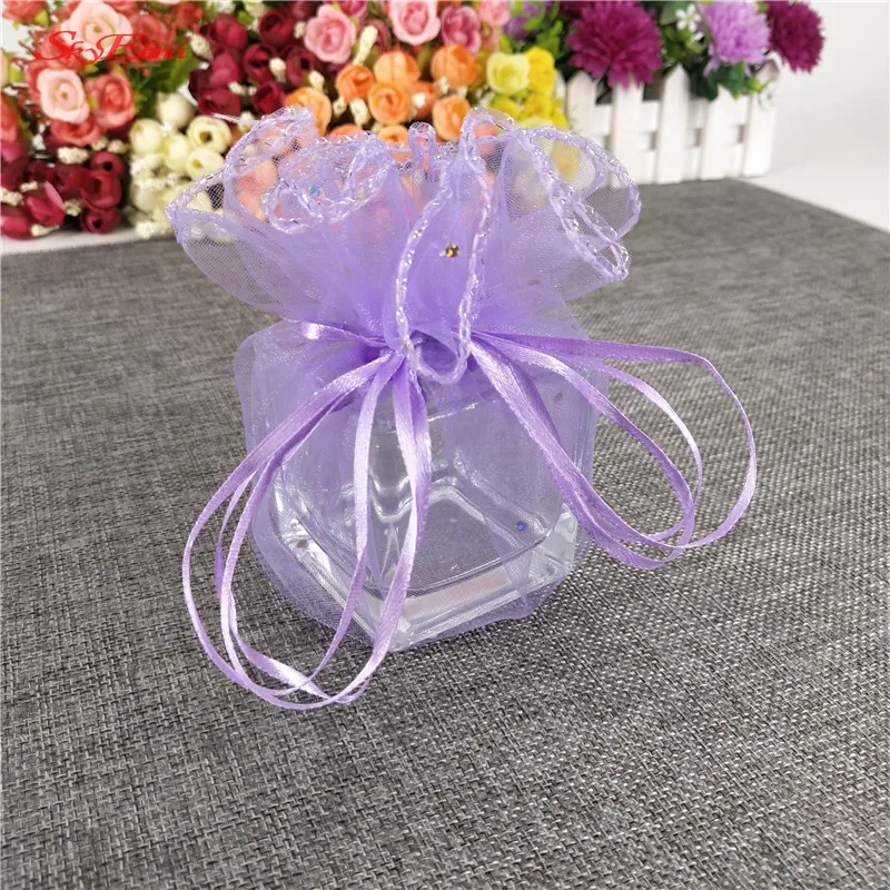 50/100 шт Горячая продажа палочки упаковка ювелирных изделий Organza Органза