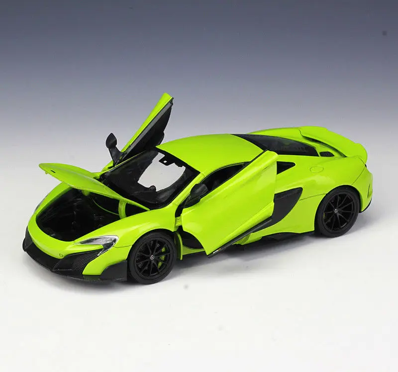 Welly 1:24 Mclaren 675LT литье под давлением модель спортивный гоночный автомобиль