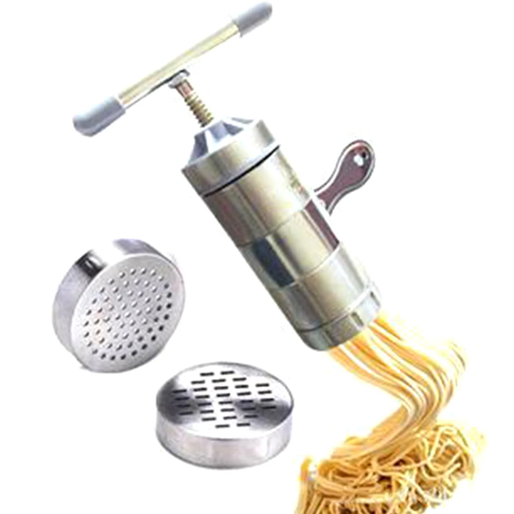 3PCS Ручной прибор для лапши, пресс, машина для приготовления пасты, кривошипный резак, соковыжималка для фруктов, кухонная посуда с пресс-формы для приготовления спагетти, кухонные принадлежности - Цвет: 3PCS