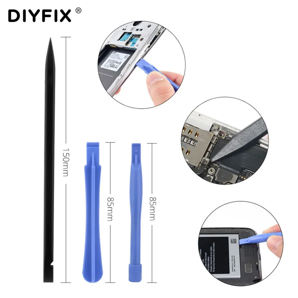 DIYFIX 11 в 1 умные телефоны открытие Прай ремонтный инструмент наборы Отвертки Набор