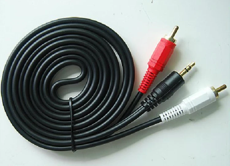Высококачественный кабель OFC для аудио/видео 3 5 стерео/фотомагнитола RCA/M разъемы