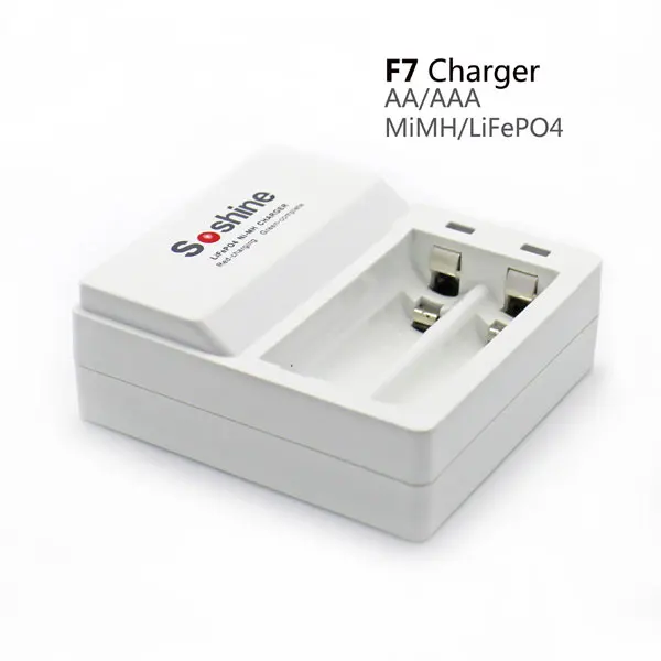 Цельнокроеное платье Soshine F7 интеллектуальное зарядное устройство 14500 10440 3.2 В 1.2