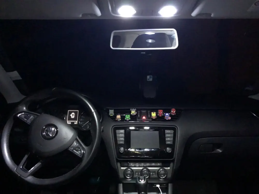 10x T10 Canbus W5W LED Автомобильный клиновидный для салона светильник Mitsubishi Outlander 3 Lancer 10 9