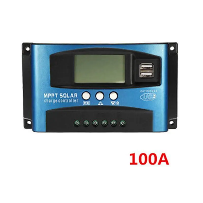 Регулятор MPPT солнечной панели Контроллер заряда 12 V/24 V автоматическая фокусировка отслеживания