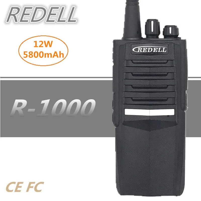 2019 REDELL Walkie Talkie 12W High Power UHF HF Transceiver Wireless Intercome Ham CB Radio Station Long Range Baofeng 10W Woki