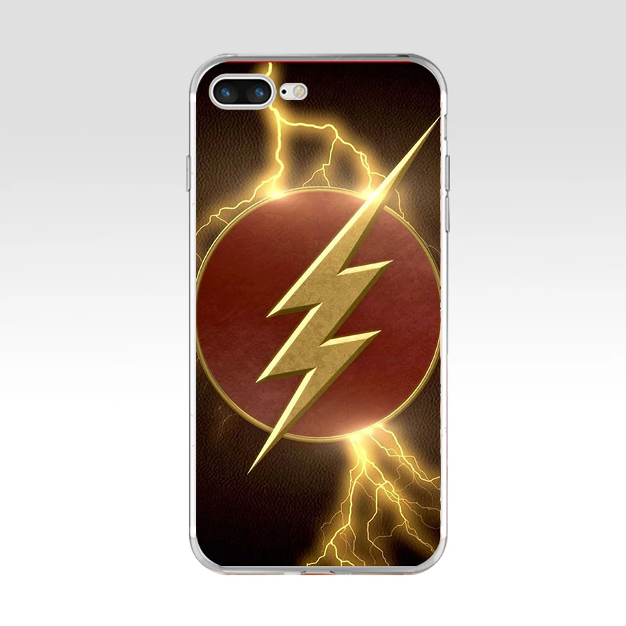 41A флэш супер герой DC Мягкий ТПУ силиконовый чехол для Apple iPhone 6 6s 7 8 plus чехол