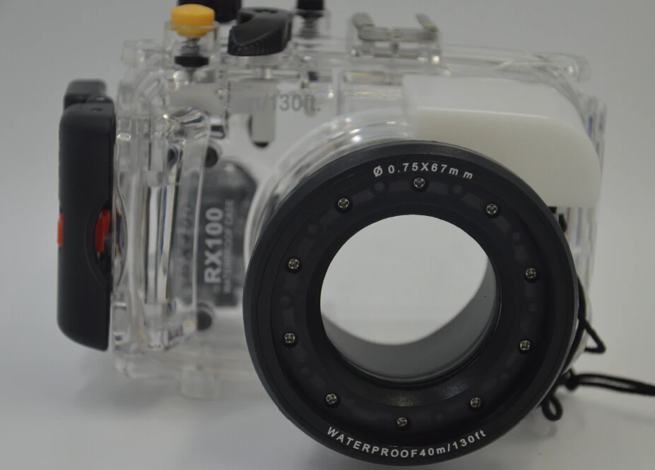 Meikon 40M Подводный Водонепроницаемый чехол для Sony DSC RX100 II Mark RX 100 II|waterproof housing