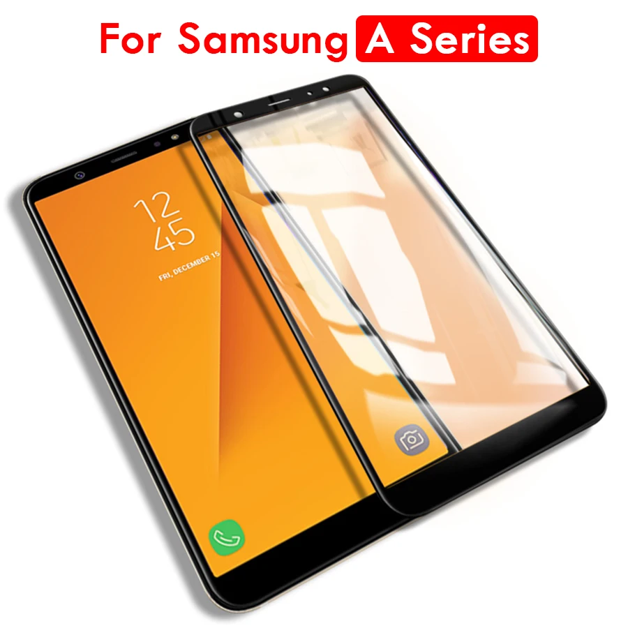 Стекло для Samsung A6 2018 защитный стеклянный чехол Galaxy Puls A5 A8 A3 2017 2016 закаленное стекло