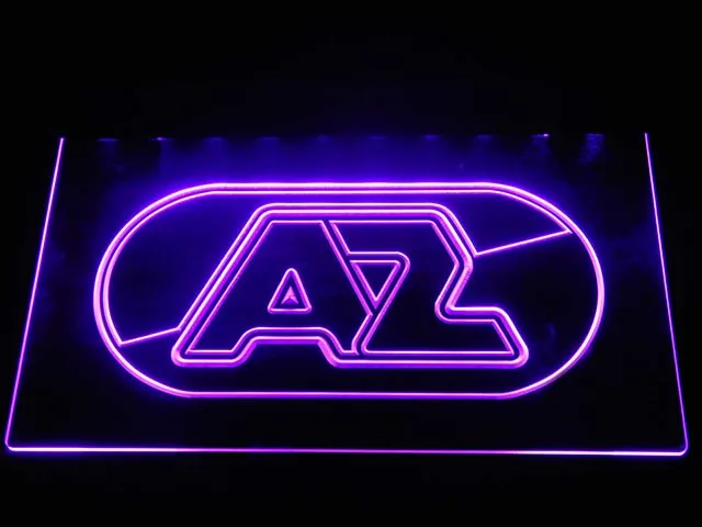 B1010 20 + цвета 5 размеров AZ Alkmaar Zaanstreek Эредивизи футбол светодиодный неоновый