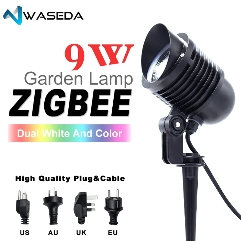 ZIGBEE Светодиодная лампа tuin 9 Вт AC110 240V умное приложение управление licht link rgb + cct