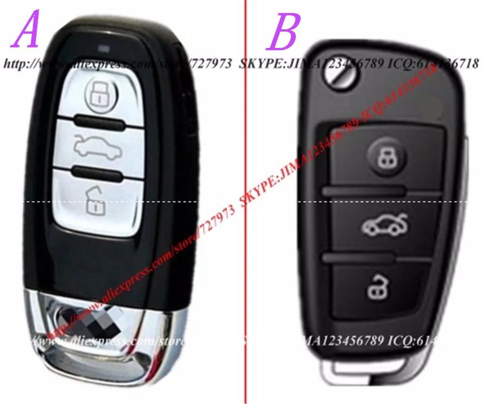 JICOSMOSLU: высококачественный чехол для автомобильного ключа из 100% воловьей кожи AUDI