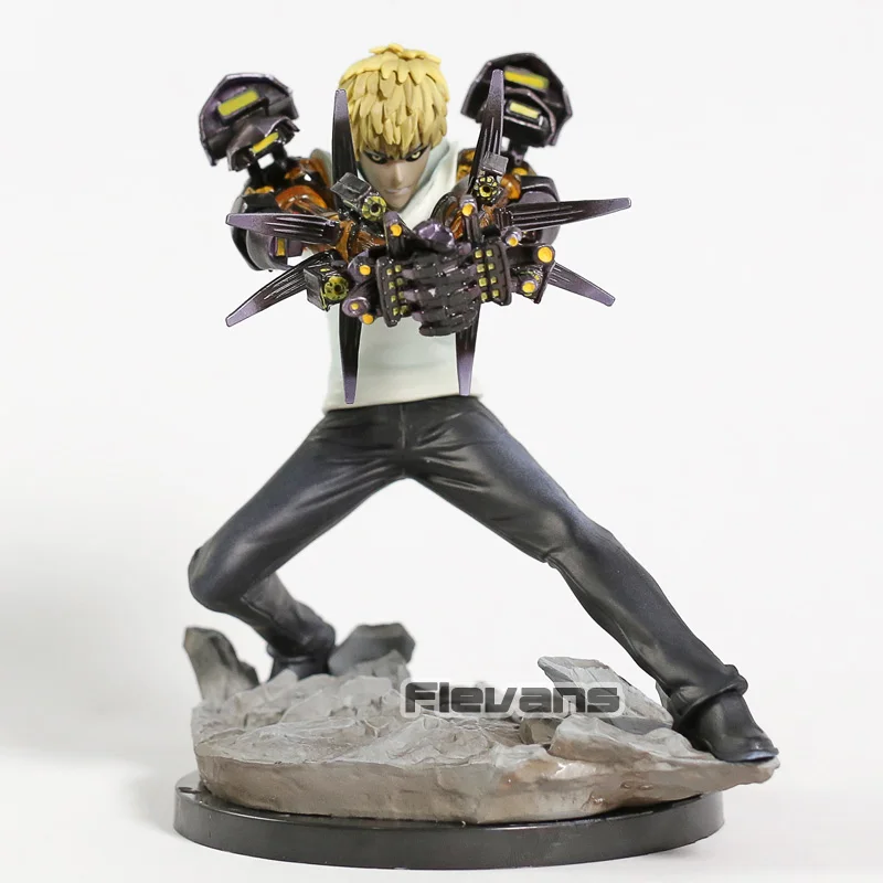 

One Punch Man Genos 1/10 Scale PVC Figure Statue Collectible Model Toy