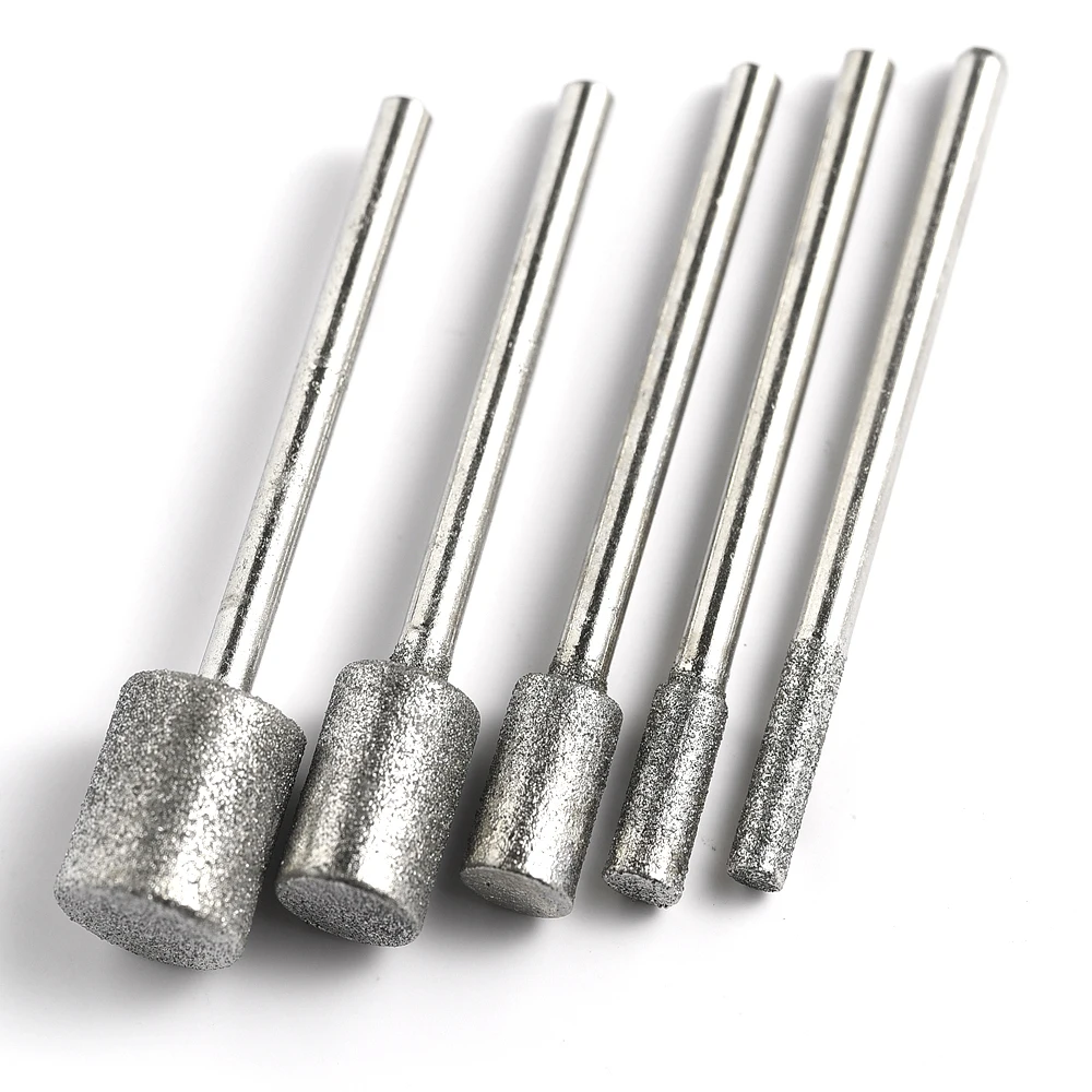 Абразивные насадки для Dremel комплект из 10 цилиндрических алмазных насадок Grit120 3