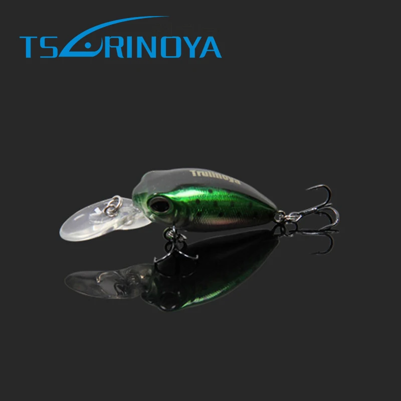 Tsurinoya 3 шт 32 мм 2 7 г Твердый воблер 3D рыбий глаз искусственная приманка с тройными