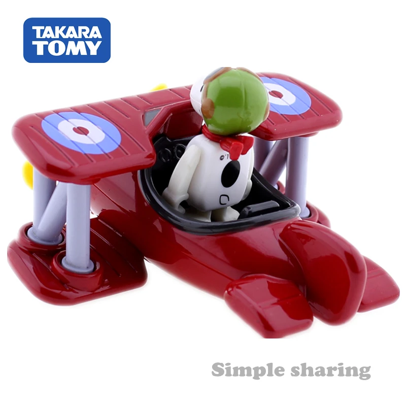 TAKARA TOMY Dream Tomica R08 набор моделей летающего самолета Снупи литый под давлением