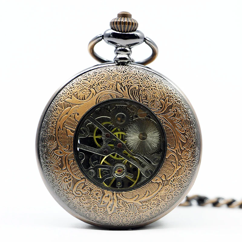 Изысканные полые с рисунком лошади винтажные карманные часы с цепочкой Новое поступление унисекс подарок PJX1228