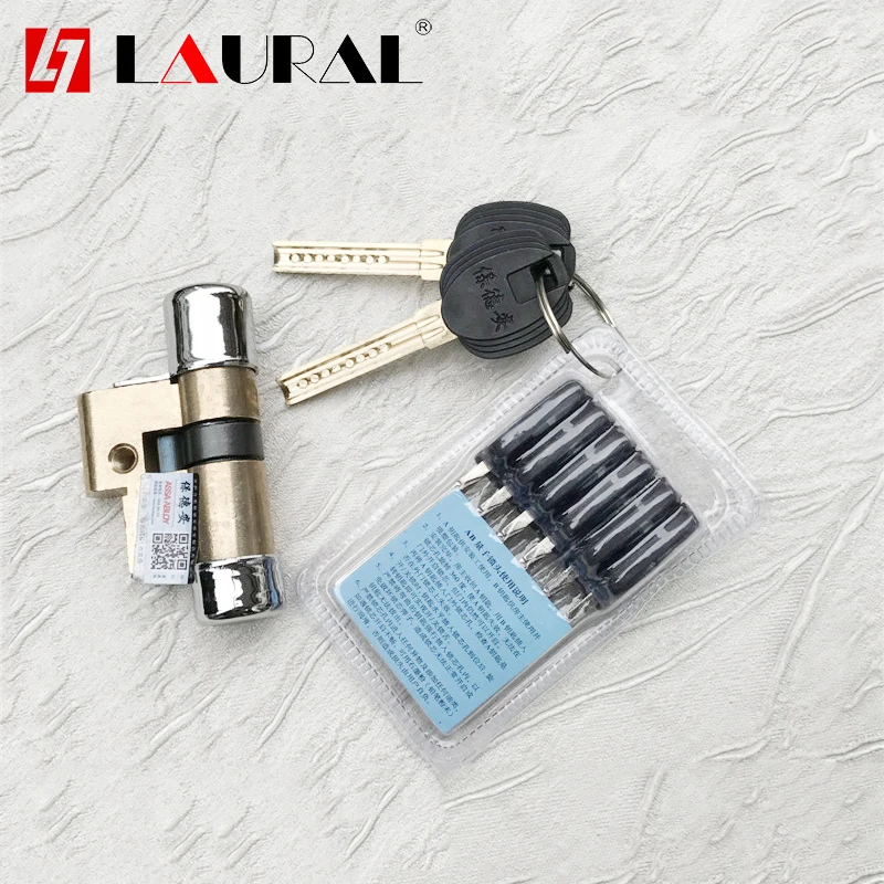 

Медный цилиндр замка Laural Type 13 AB с ключами