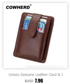 High Quality First Layer Of Cowhide Genuine ID Card Holder Men Credit Card Case Leather Business Card Wallets,JG3169