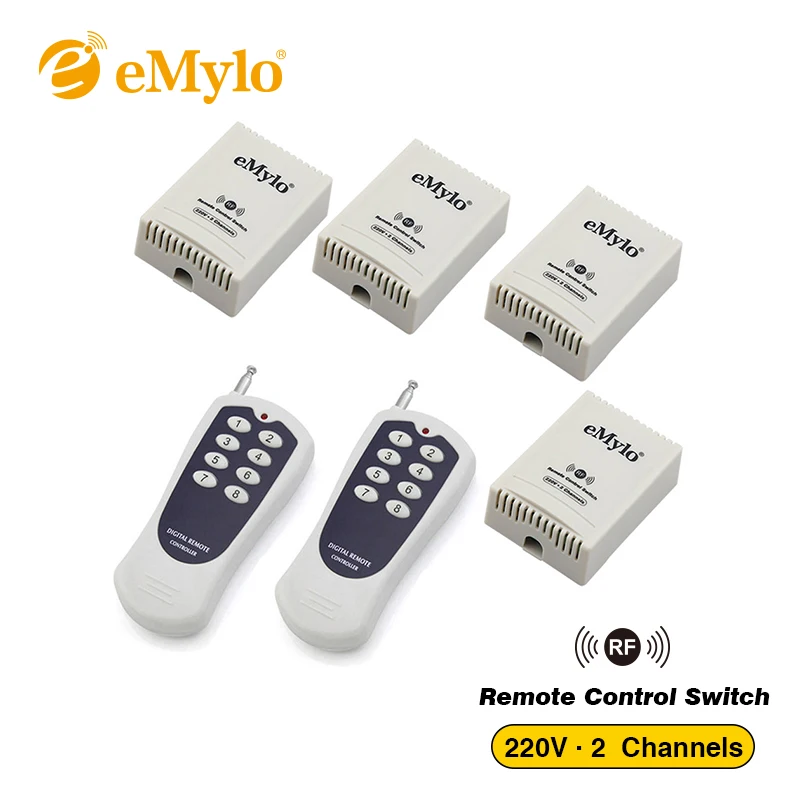 EMylo RF 433 МГц умный беспроводной пульт дистанционного управления Переключатель AC