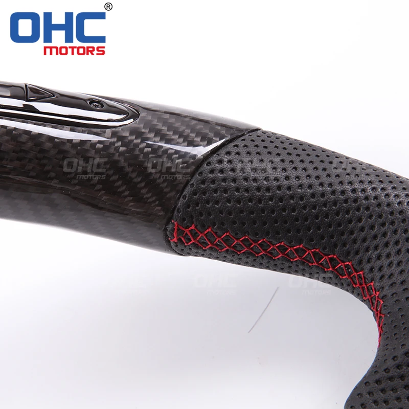 Настоящее углеродное волокно LED рулевое колесо Совместимо для Toyota Hilux модель CAMRY