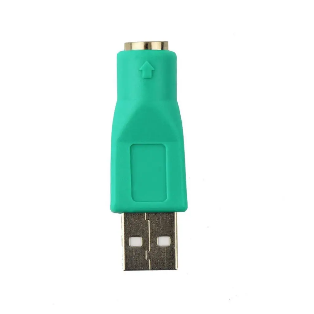 1 пара USB Штекерный разъем на 6 Pin Mini DIN Jack PS2 Розетка конвертер для клавиатуры мыши